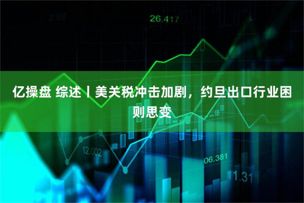 亿操盘 综述丨美关税冲击加剧，约旦出口行业困则思变