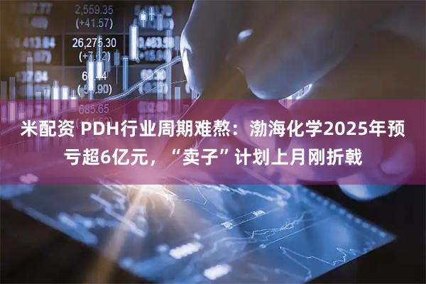 米配资 PDH行业周期难熬：渤海化学2025年预亏超6亿元，“卖子”计划上月刚折戟