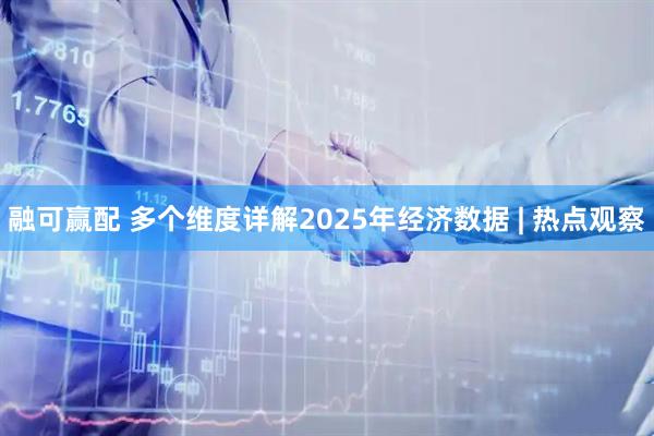 融可赢配 多个维度详解2025年经济数据 | 热点观察